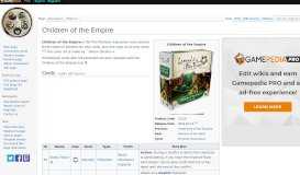 
							         Children of the Empire - Legend of the Five Rings Wiki								  
							    