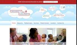 
							         Children's Care Pediatrics - Atlanta Pediatricians								  
							    