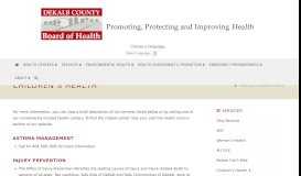 
							         Children's Health | DeKalb County Board of Health								  
							    