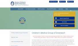 
							         Children's Medical Group of Greenwich - BCHP								  
							    