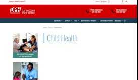 
							         Children's Medical Services - Clayton County Board of Health								  
							    