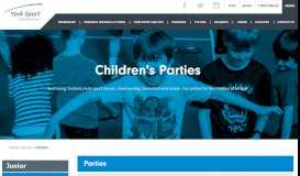 
							         Children's Parties | Perfect For Birthdays - York Sport								  
							    