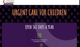 
							         Childrens Urgent Care								  
							    