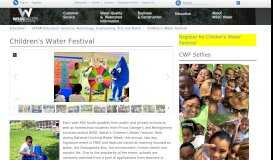 
							         Children's Water Festival - WSSC								  
							    