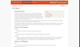 
							         ChilliSpot - Community Help Wiki - Ubuntu Documentation								  
							    