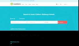 
							         Chiltern Railways - Train Tickets, Schedule, Prices & - Wanderu								  
							    