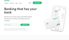 
							         Chime Banking - No Hidden Fees. Grow Your Savings ...								  
							    