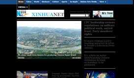 
							         China, World, Business, Sports, Entertainment, Photos and ... - Xinhua								  
							    