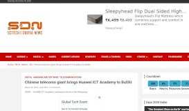
							         Chinese telecoms giant brings Huawei ICT Academy to BulSU - SDN ...								  
							    