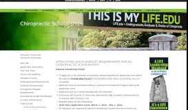 
							         Chiropractic Scholarships - Life University. A World Leader in Holistic ...								  
							    