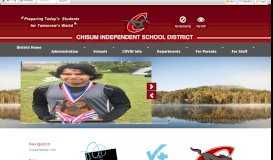 
							         Chisum Independent School District								  
							    