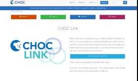 
							         CHOC Link - CHOC Children's								  
							    