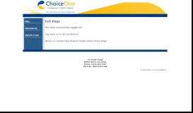 
							         Choice One Federal Credit Union								  
							    