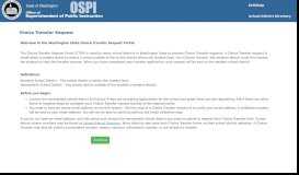 
							         Choice Transfer Request - EDS - OSPI								  
							    