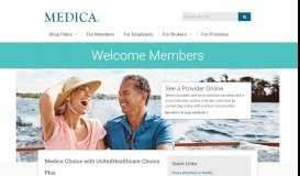 
							         Choice with UnitedHealthcare Choice Plus Member Home ... - Medica								  
							    