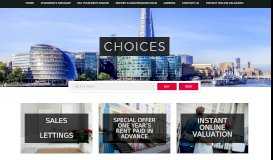 
							         Choices Estate Agents - Property Sales & Lettings, Investments								  
							    