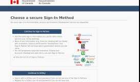 
							         Choose a secure Sign-In Method - My Innovation, Science ...								  
							    