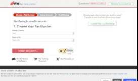 
							         Choose Your eFax Number | eFax UK								  
							    