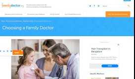 
							         Choosing a Family Doctor - familydoctor.org								  
							    