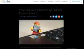 
							         Choosing Your Customer Self Service Portal Features: A Guide ...								  
							    