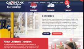 
							         Choptank Transport - Third Party Logistics 3PL Company								  
							    