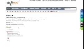 
							         chortal - NetLingo The Internet Dictionary: Online Dictionary of ...								  
							    