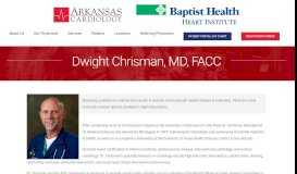 
							         Chrisman - Arkansas Cardiology								  
							    