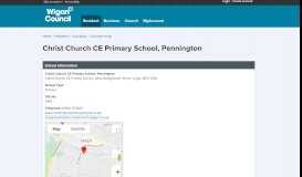 
							         Christ Church CE Primary School, Pennington - School Information ...								  
							    