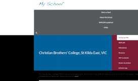 
							         Christian Brothers' College, St Kilda East, VIC - School profile | My ...								  
							    