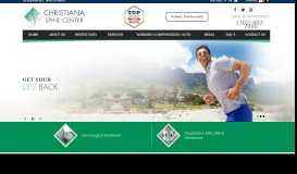 Christiana Spine Center Patient Portal Page