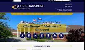 
							         Christiansburg Middle School: Home								  
							    