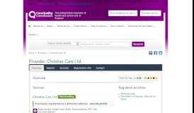 
							         Christies Care Ltd - CQC								  
							    
