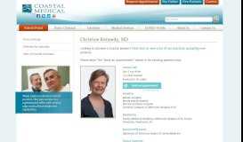 
							         Christine Kennedy, MD | Hillside Family Medicine | Rhode Island ...								  
							    