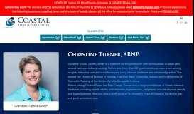 
							         Christine Turner ARNP - Coastal Spine and Pain Center								  
							    