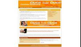 
							         Christliche Partnerbörse Christliche Partnersuche für Christen								  
							    