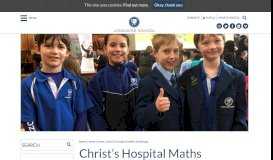 
							         Christ's Hospital Maths Challenge | Longacre School								  
							    