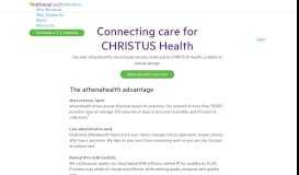 
							         CHRISTUS Health | athenahealth								  
							    