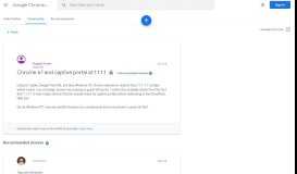 
							         Chrome 67 and captive portal at 1.1.1.1 - Google Product Forums ...								  
							    