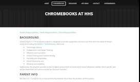 
							         Chromebooks - HHS Tech								  
							    