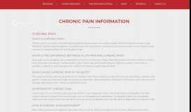
							         Chronic Pain Management and Treatment Information | Southside Pain								  
							    