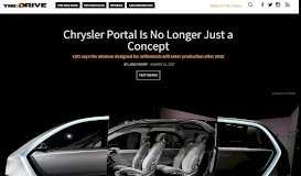 
							         Chrysler Portal Is No Longer Just a Concept - The Drive								  
							    