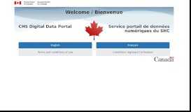 
							         CHS Digital Data Portal / Service portail de données numériques du ...								  
							    