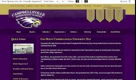 
							         CHS hosts Campbellsville University Day - Campbellsville ...								  
							    