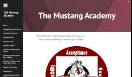 
							         CHS Mustang Academy - Google Sites								  
							    