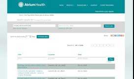 
							         Chs Psg Online Portal Jobs - Atrium Health Careers								  
							    