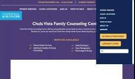 
							         Chula Vista Family Health Center - Family Health Centers of San Diego								  
							    