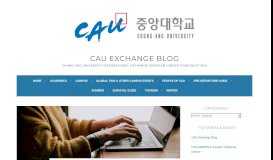 
							         Chung-Ang University's Course Registration Process – CAU ...								  
							    
