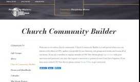 
							         Church Community Builder - Christ Presbyterian Church New Haven								  
							    