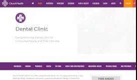 
							         Church Health Dental Clinic | Dental care for the working uninsured								  
							    