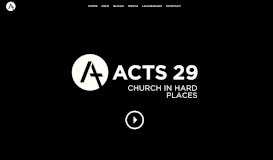 
							         Church in Hard Places | Acts 29								  
							    
